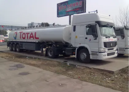 3 axle ADR fuel tank semi-trailer design for TOTAL group