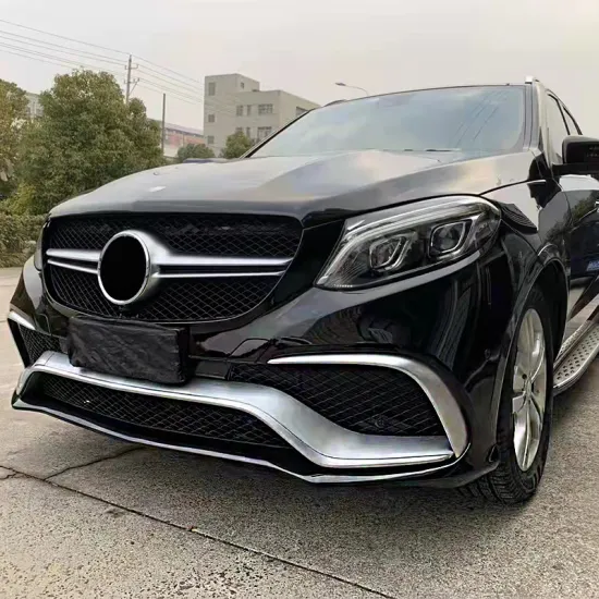 Modified GLE63 AMG Body Kit with Bumper Grille for Mercedes-Benz GLE-Class W166 2015-2019