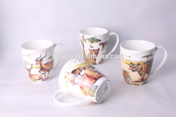 Hot selling new products for ceramic mug with animal design