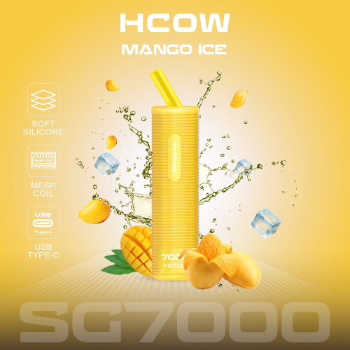 HCOW SG 7000Puffs 16ml пустая одноразовая вейп -ручка