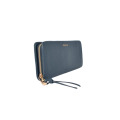 Classic Genuine Cow Leather Women Slim Billfold Wallet