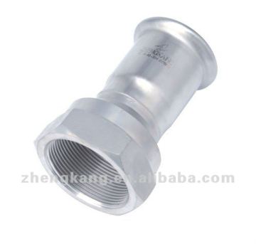 Stainless Steel Adapter With Female Threaded End