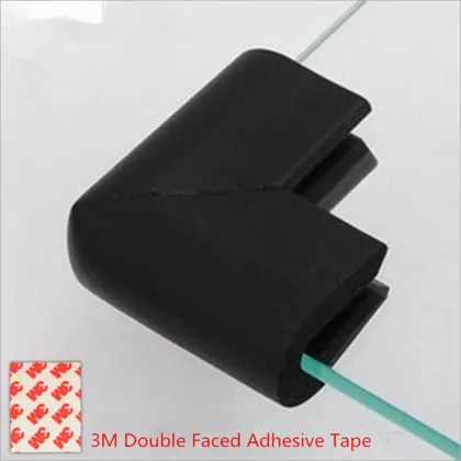 4pc/lot U Shape Corner Protector Baby Safety Soft Edge Guards Infant Glass Table Edge & Corner Guards With 3M Sticker