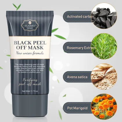 Bio Acne Treatment: Soil Cleansing Mud Facial Mask for Removing Blackheads
