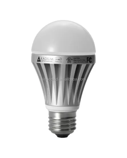 7W LED Bulb with Aluminum Alloy Body and Multiple Certifications - Clear Globe Light Bulb
