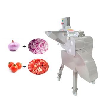 Automatic Vegetable Dicing and Cutting Machine for Fruits and Vegetables like Bell Peppers, Onions, Garlic, Sweet Potatoes, and Carrots