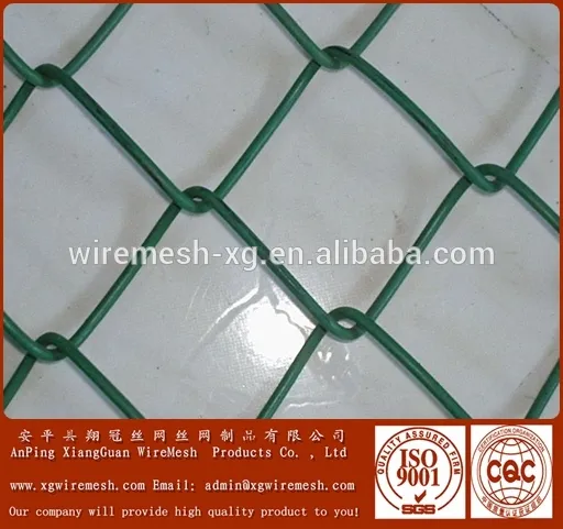 chain link fence/galvanized chain link fence/PVC chain link fence/fence wire mesh/ISO 9001