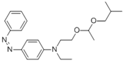 Benzenamine,N-ethyl-N-[2-[1-(2-methylpropoxy)ethoxy]ethyl]-4-(2-phenyldiazenyl)- CAS 34432-92-3