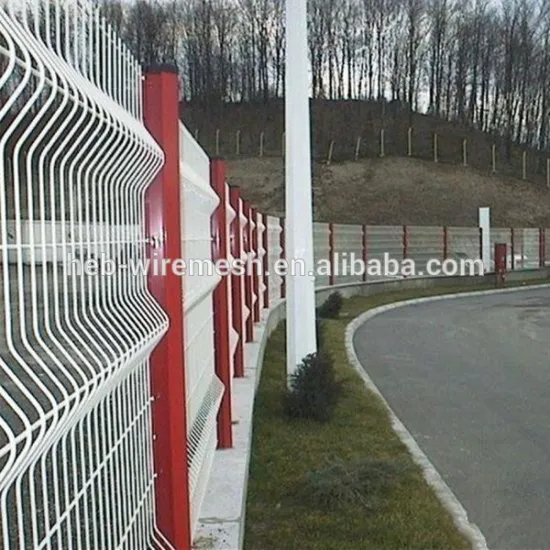 cheap powder coated wire mesh fence