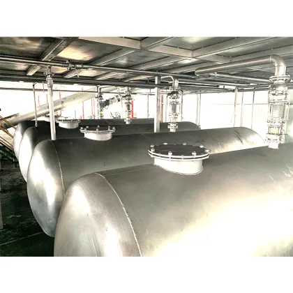 Continuous Waste Pyrolysis Oil Plant/Rubber Pyrolysis Machine