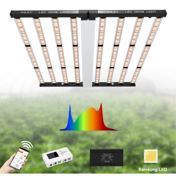 AGLEX 1000W Vollspektrum-LED-Wachstumslicht Kommerziell IP65 Blühanwendung Spide