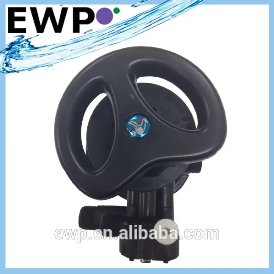 Plastic water softener valve