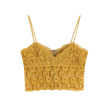 Stricker Reißverschluss Tank Crop Top