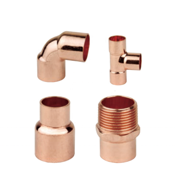 Refrigeration Part Reducing Tee Solder Ring Copper Fittings