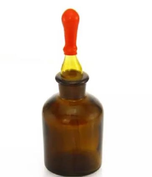 Amber Glass Dropping Bottle with Pipette 30ml