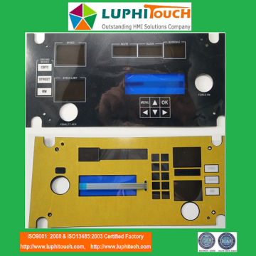 Deadfront Window LGF Backlight Membrane Keypad