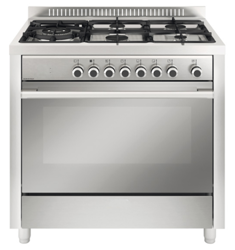 Gas Oven Grill with Gas Cooker 5 Burners