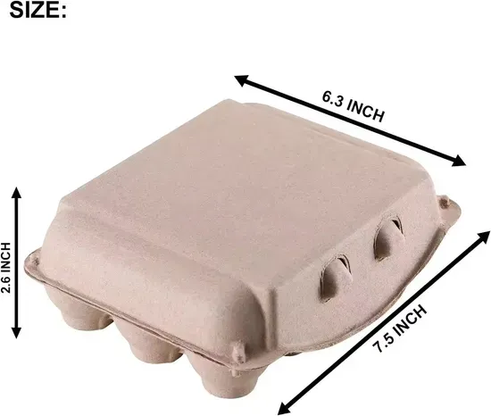 Biodegradable Pulp Paper Egg Cartons