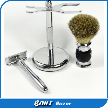 Natural Badger hair Man Shaving Brush with Pure Animal Hair Wooden handle men shave brushes