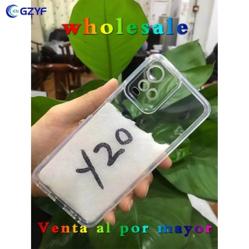 Crystal Clean TPU Case for vivo Y20, Y21, Y33S - Clear Shockproof Phone Back Cover