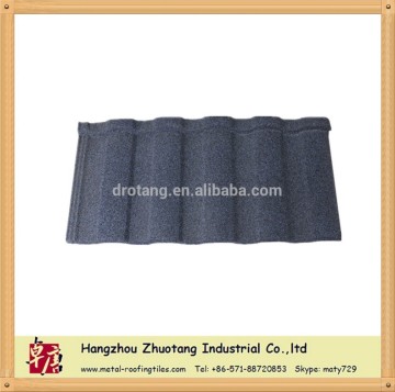 different color of Stone coated roman type metal roofing tile