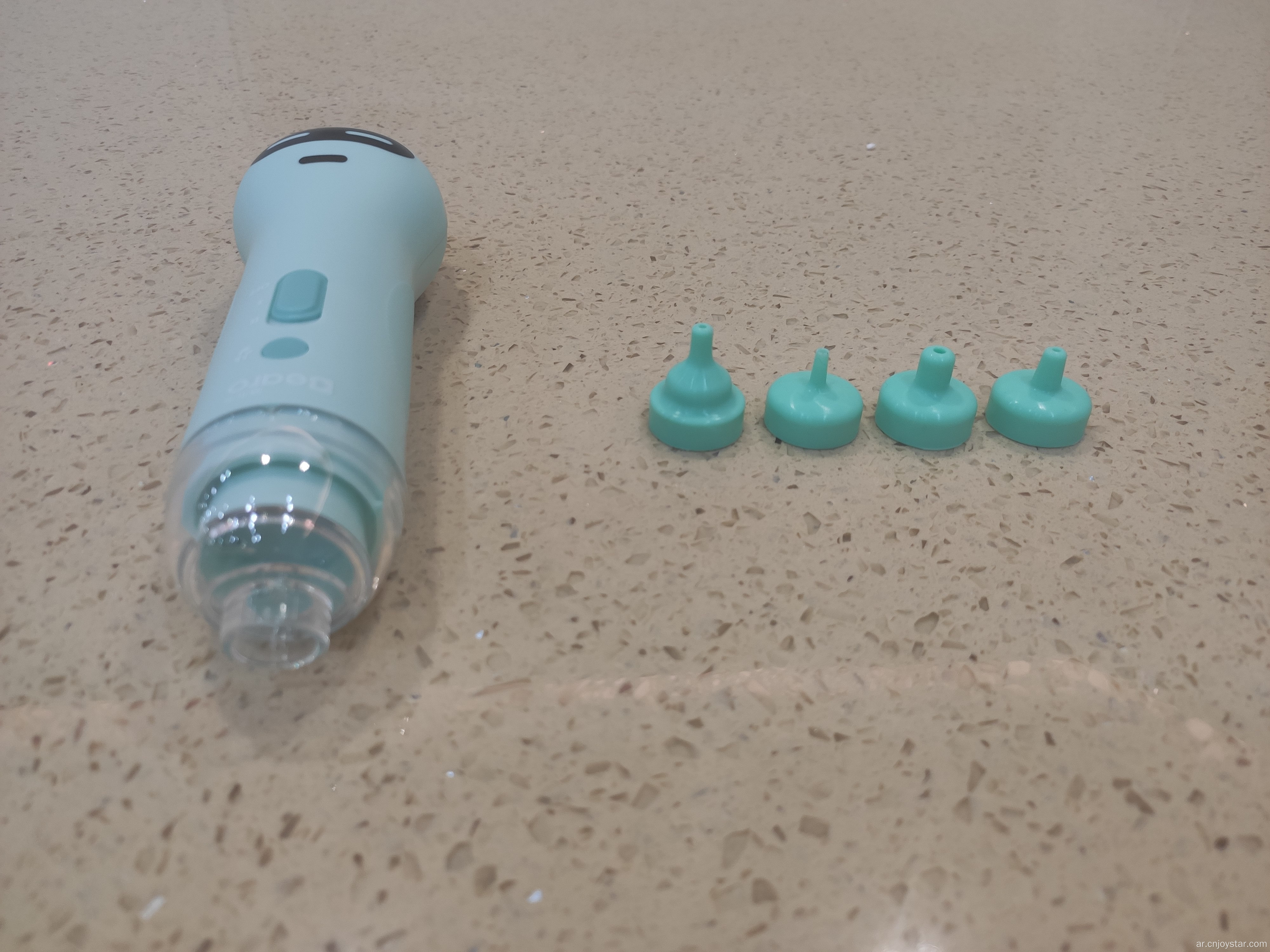 Electric nasal aspirator with 4 silicone nose tips