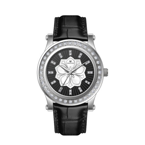 Jóias de quartzo de diamante de luxo relógio para mulheres