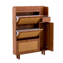 shoe rack storage Modern MDF Shoe Cabinet with Extra Storage Manufactory