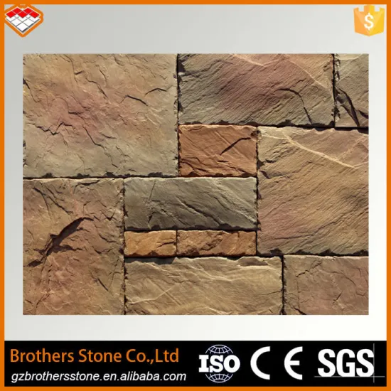 Natural look exterior wall decor thin stone panel