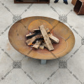 sell Corten Steel Curved Fire Bowls