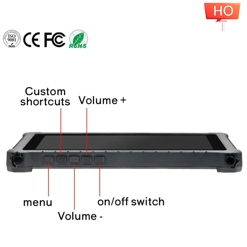 New Rugged Ip67 256G mtk industrial tablet computer