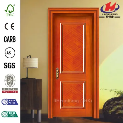 *JHK-017 Solid Wood Kitchen Doors Flush Wood Door Mahogany Wood Doors