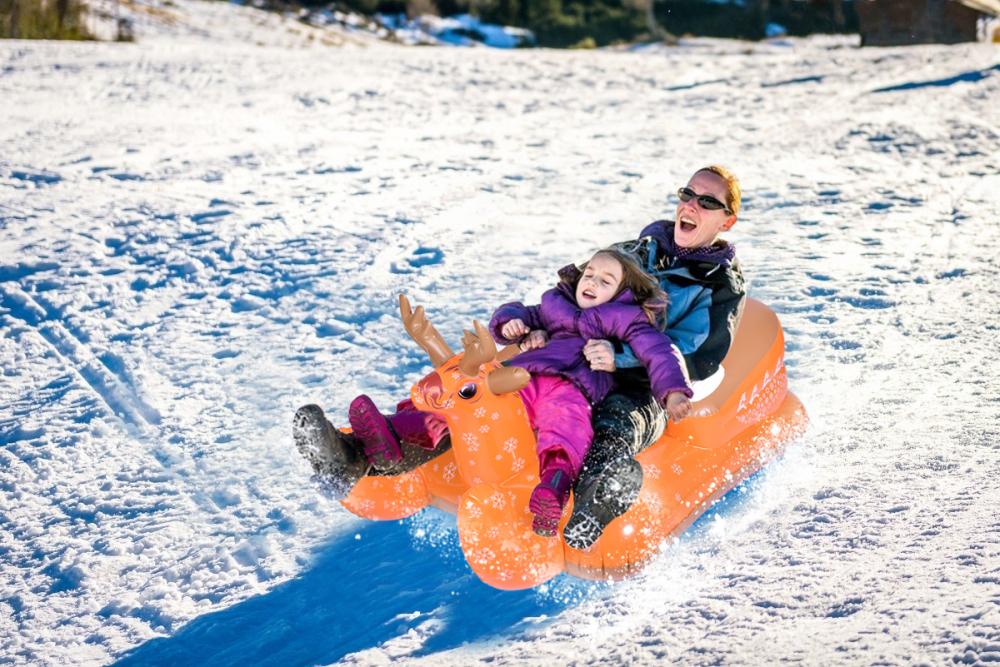 Custom inflatable sleds for children