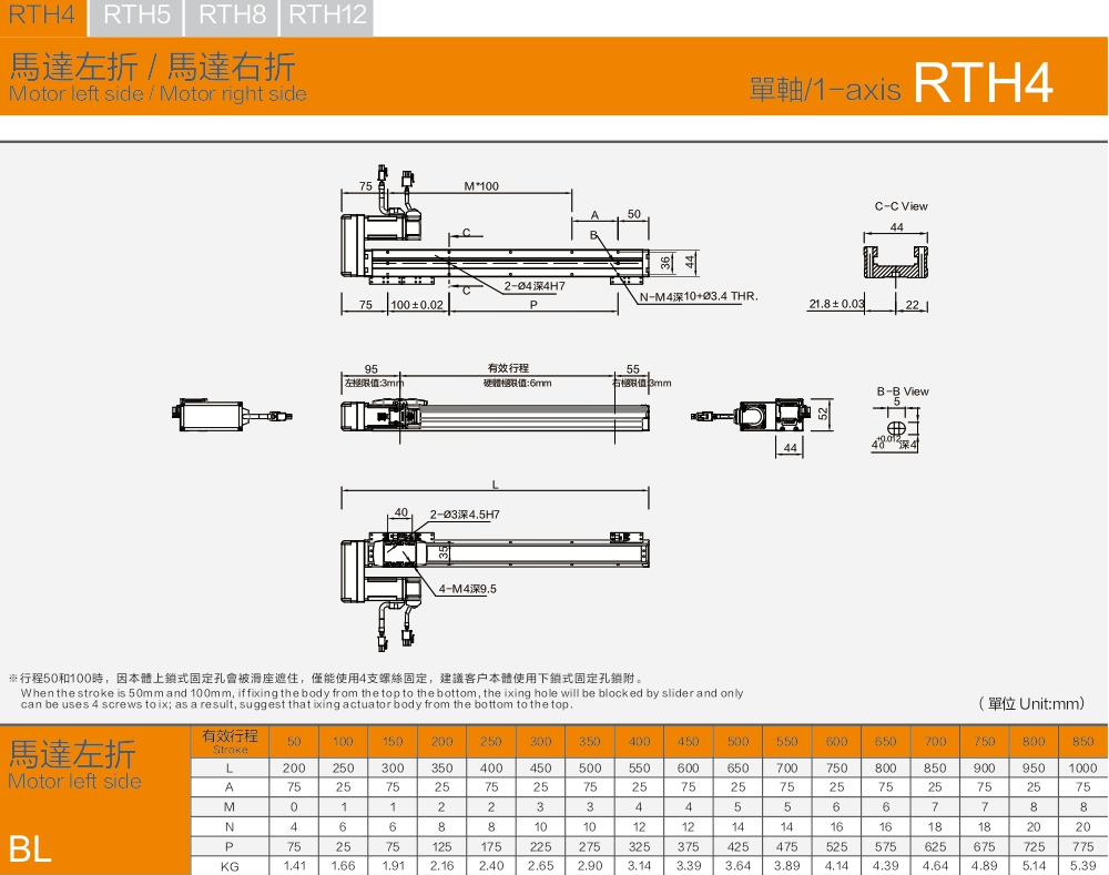 Embedded Self Lubricating Linear Module