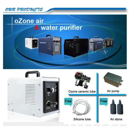 White colour 5g/hr cold corona discharge longevity generator ozone