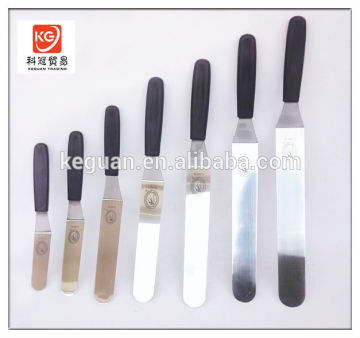 G-318 good quality PP handle stainless steel cake decorating baking spatula