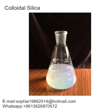 High silica fireproof material colloidal ludox