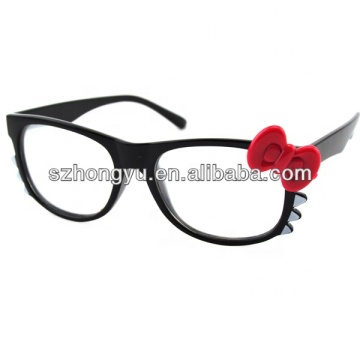 Frame nero Hello Kitty occhiali con fiocco rosa per fuochi d'artificio di Natale
