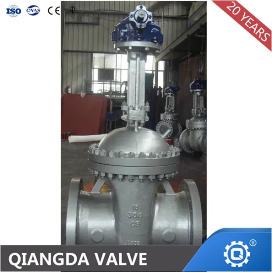Casting Steel WCB Worm Gear Operation Gate Valve