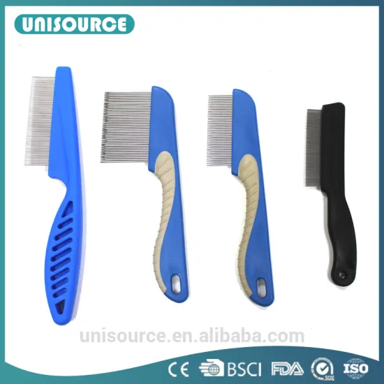 Various Sizes Stainless Steel Needles Lice Comb Cleaning Pet Brush