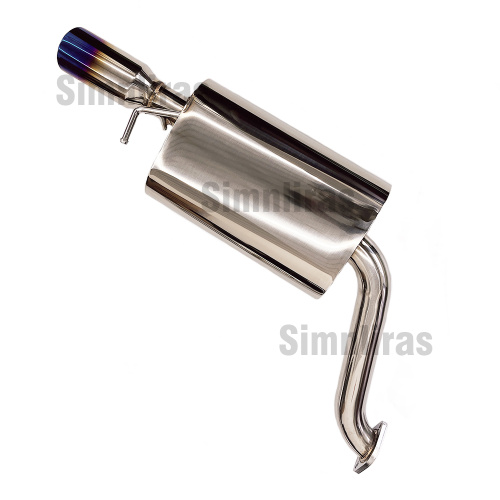 Verbrennter blauer Achsenback-Abgabermuffler für 1992-2000 Lexus SC300 Dicker ummauerter Katzen-Dual-Abgassungssystem