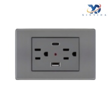 ইউএসবি পোর্ট সহ ব্যবহারিক ওয়াল সুইচ