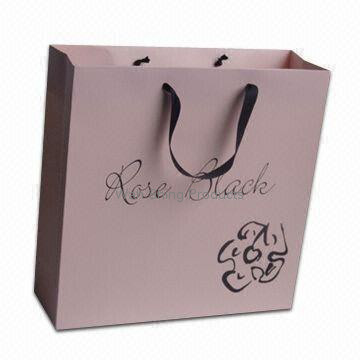 Cosmetics Laminated Paper Shopping bag