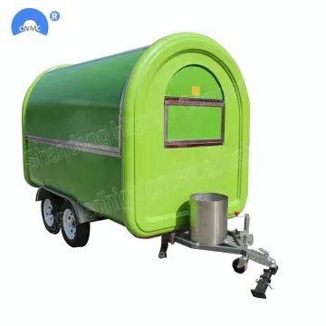 Tow-able food trailer ice cream selling mobile food cart