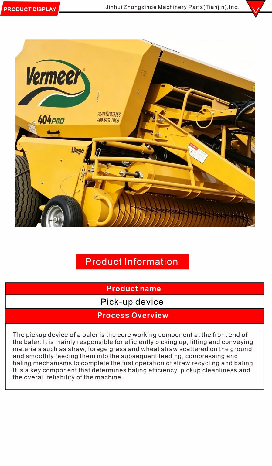 Straw Baler Pickup Parts