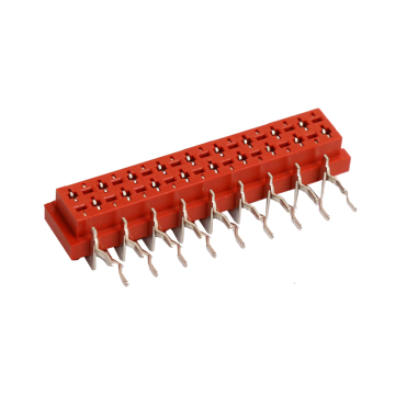 Hot Sales 2.54mm Pitch Micro Match Red IDC Connector Wire to Board Female Socket Right Angle Type