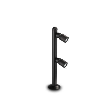 Moderne schwarze Aluminium -LED -Schrankleuchten