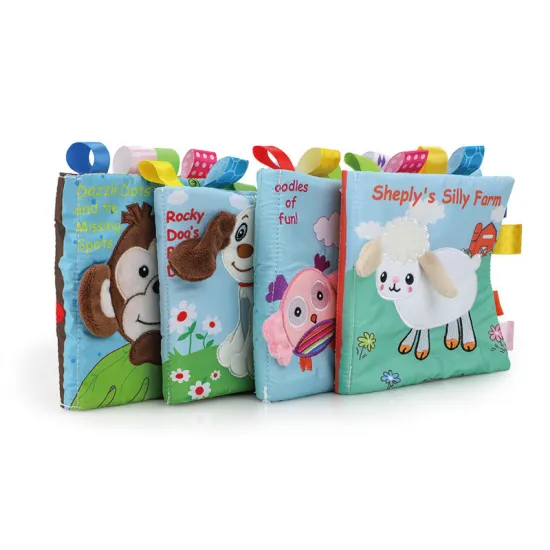 Best-selling Baby Educational Toy Book: Flexible, Washable, and Made of High-quality Polyester Sponge Fabric