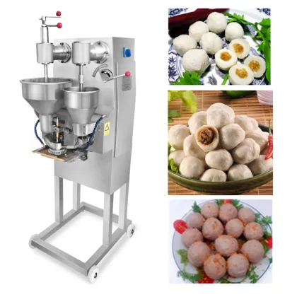 Automatic Chicken Fish Meatball Maker: Stuffed Meatball Making Machine