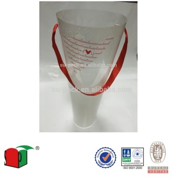 PVC clean-cut flower round tube